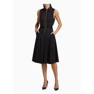 L'AGENCE Kylo Cotton-Blend Belted Midi-Shirtdress Lagence Size 12